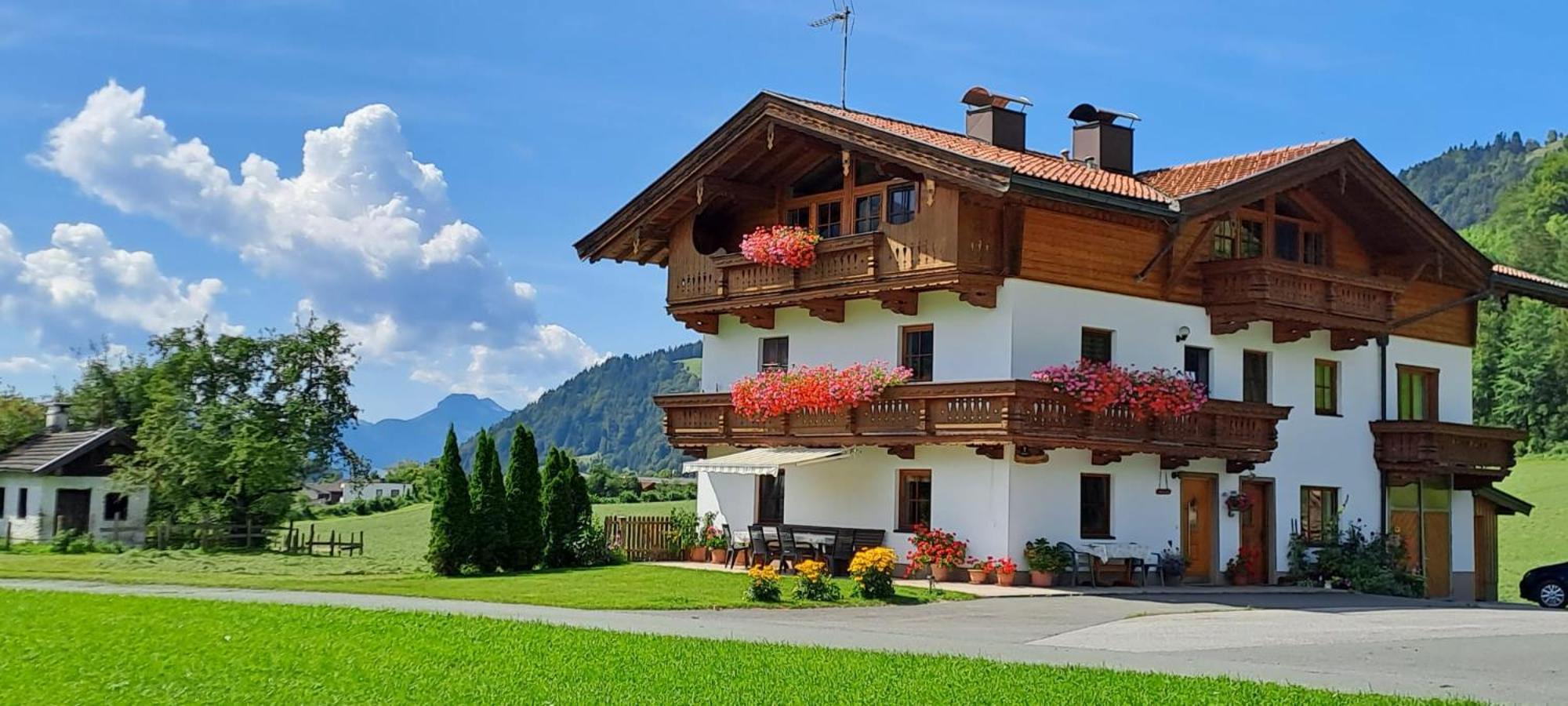 Bio- Bauernhof Obermaurach Apartment Walchsee Exterior photo